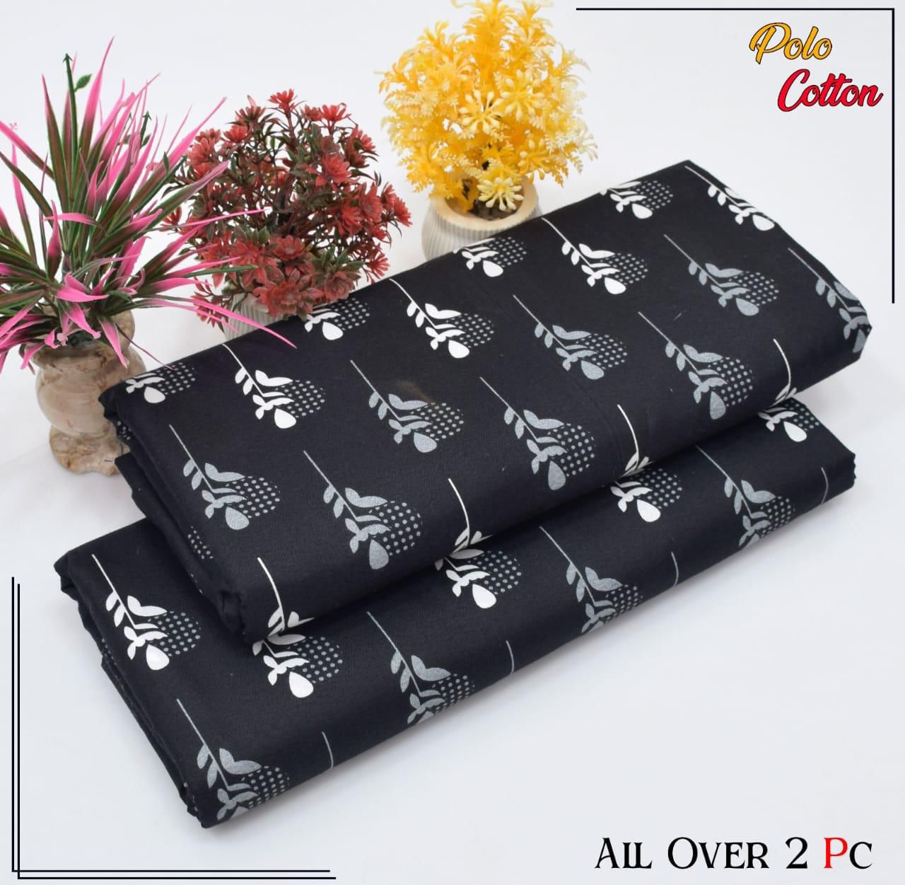 Ladies 2-Piece – Micro Polo Cotton with Floral Print