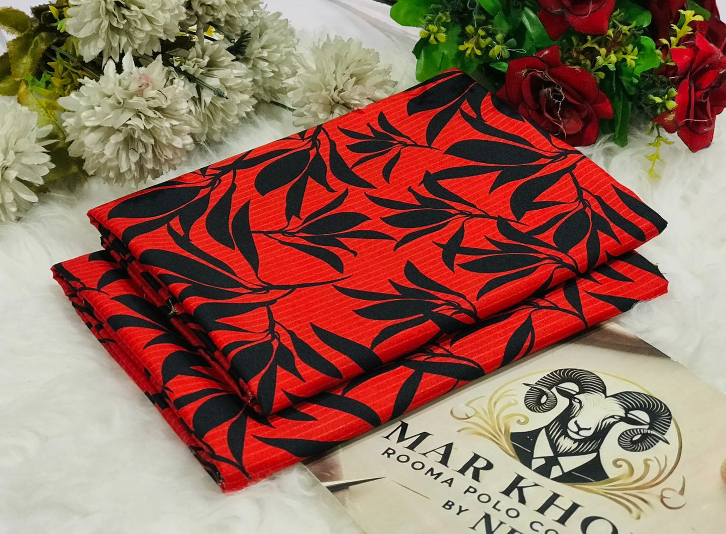 Ladies 2-Piece – Micro Polo Cotton with Floral Print