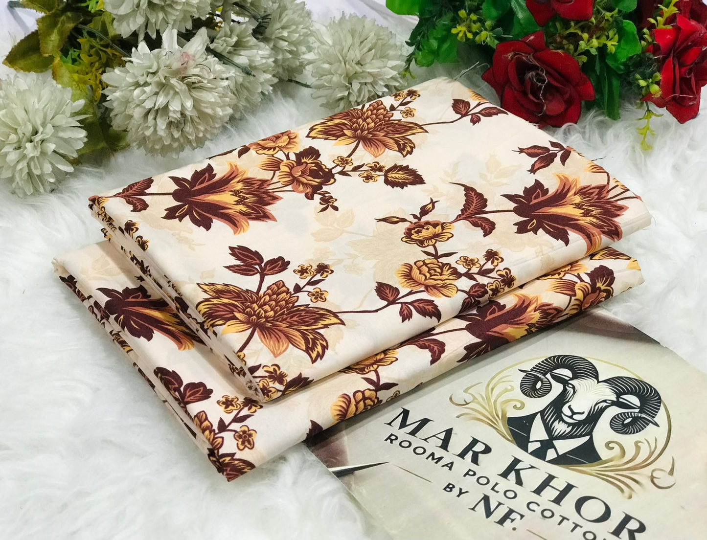 Ladies 2-Piece – Micro Polo Cotton with Floral Print