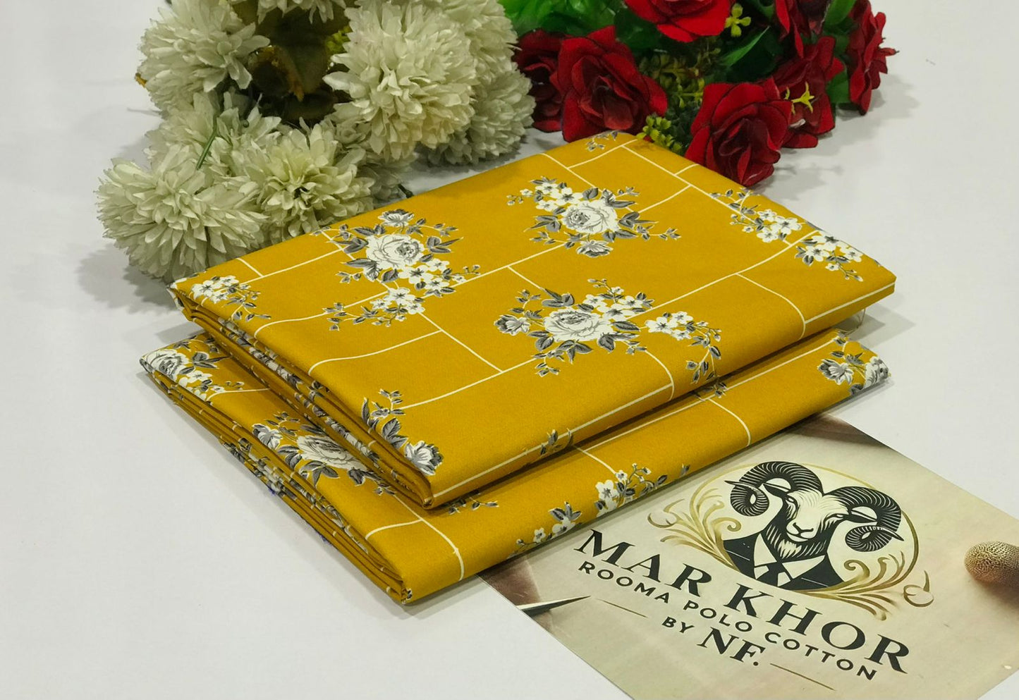 Ladies 2-Piece – Micro Polo Cotton with Floral Print