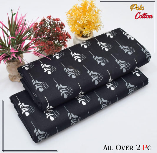 Ladies 2-Piece – Micro Polo Cotton with Floral Print