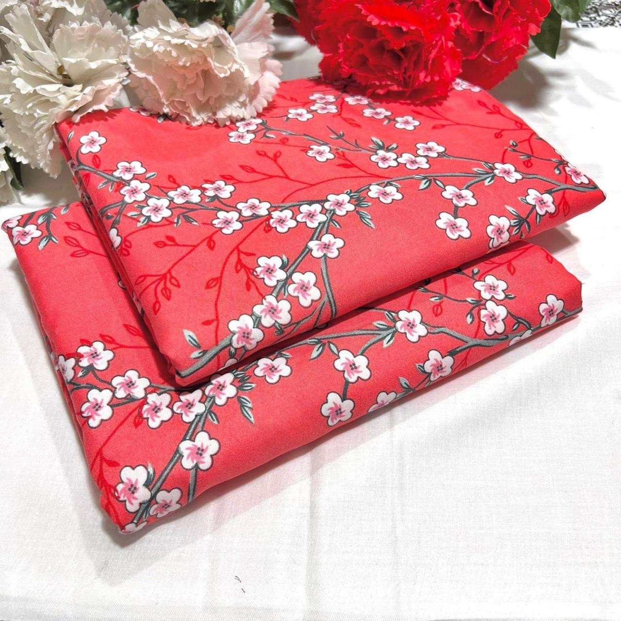 Ladies 2-Piece – Micro Polo Cotton with Floral Print