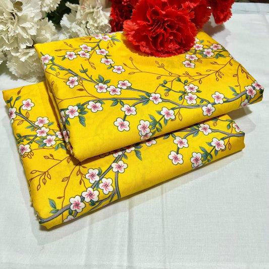 Ladies 2-Piece – Micro Polo Cotton with Floral Print