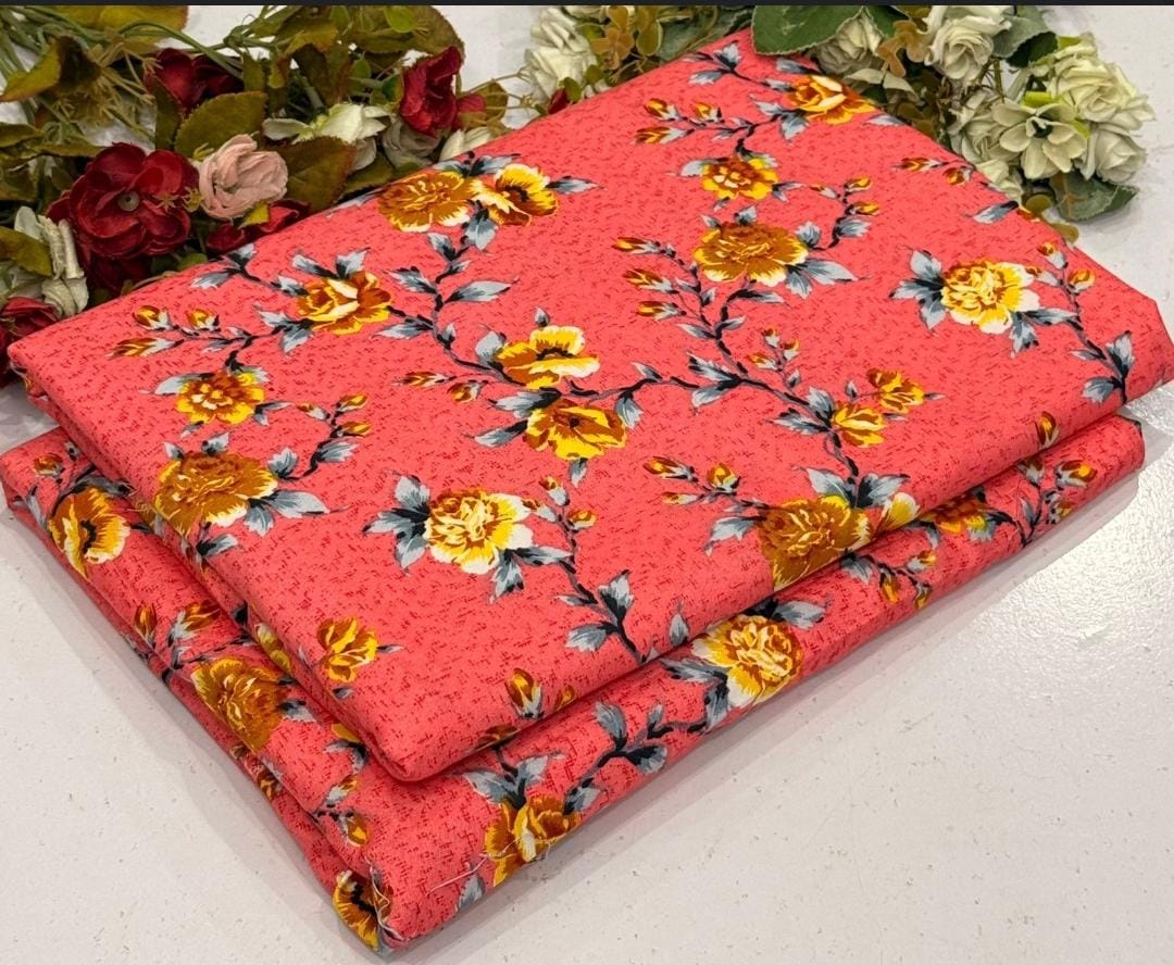 Ladies 2-Piece – Micro Polo Cotton with Floral Print