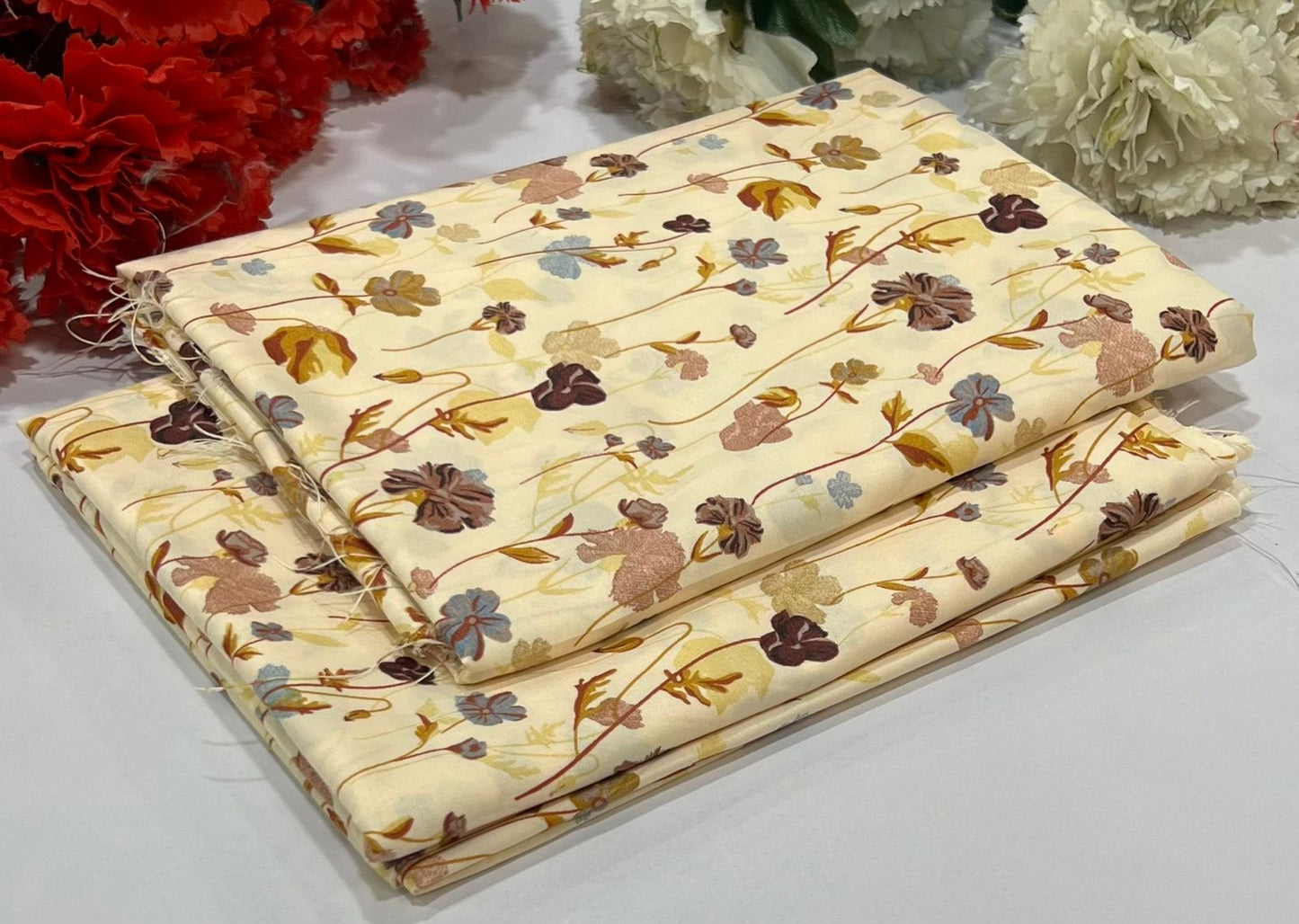 Ladies 2-Piece – Micro Polo Cotton with Floral Print